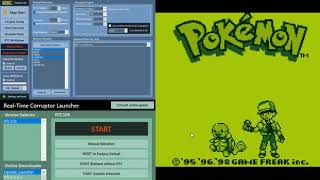 pokemon blue  corruption glitch run  full stream 1 [upl. by Idnyc]