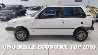 FIAT UNO MILLE ECONOMY TOP 2010  CURITIBA  PR VeicarMultimarcascuritiba [upl. by Anen406]