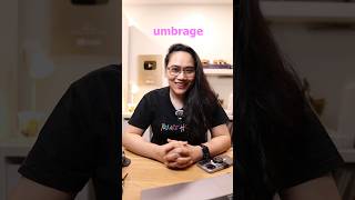 What does UMBRAGE mean 🤔 learnwithlyqa teamlyqa vocabulary wordoftheday civilserviceexam [upl. by Mcknight]