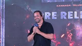 Hero Dhruva sarja action king Arjun sarja speech in Martin pre release event RRPTV [upl. by Hsiri482]