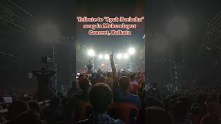 Tribute Ayub Bachchu song in Kolkata Concert shorts AyubBachchu concert concerts viralshorts [upl. by Meri]