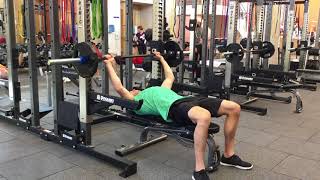 How To Bench Press with Safety Catches [upl. by Grounds]