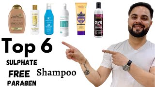 Top 6 Sulphate amp Paraben Free Shampoo in Indian Market [upl. by Noemad907]