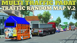 KODENAME MULTI TRAFFIC RANDOM MAP amp SKIN TRAFFIC BUSSID V403 [upl. by Halley]