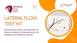 Almond Free Test  Lateral FLow  for the detection of Almond Residues [upl. by Zerep727]