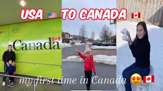 TARA NA SA CANADA  🇨🇦 MY FIRST WINTER EXPERIENCE 😍❄️🍁 canada travelcanada [upl. by Sabba]