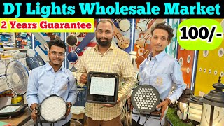 DJ Lights Wholesale in Troopbazar Hyderabad Meta Traders VNK ideas [upl. by Weissberg]