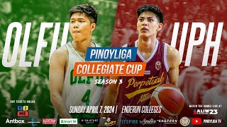 🎥 LIVESTREAM ALERT🎥 PINOYLIGA COLLEGIATE CUP S3  OLFU PHOENIX vs UPHSD ALTAS [upl. by Aizat791]