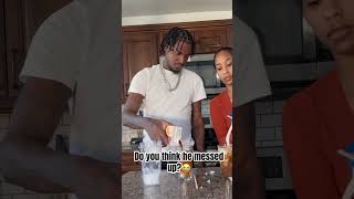 Lil Reese and Tipfineass makes Reeses Pieces iced coffee [upl. by Franklyn]