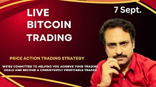 Live Bitcoin Trading 7 Sept bitcoin btc bitcoinlivetrading livetrading trading trader crypto [upl. by Brackely]