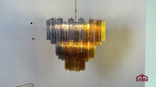 Murano Glass Tronchi Chandelier [upl. by Silvana829]