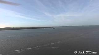 Flying Without Wings on the River Shannon amp Actual Drone meeting Boeing 767 [upl. by Javier]