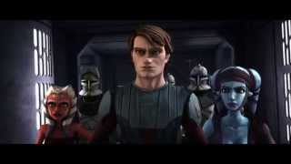 Star Wars The Clone Wars  Anakin amp Ahsoka Tano rescuing Aayla Secura 1080p [upl. by Walton]