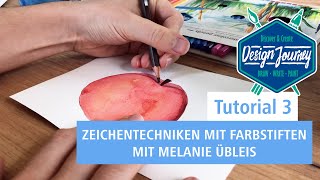 Aquarellstifte verblenden  Tutorial 3  STAEDTLER Art Class [upl. by Emalia]