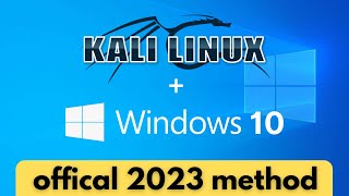 How to Install Kali Linux on Windows 10 Official Method [upl. by Andris]