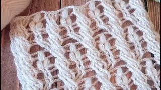 Unique Crochet Pattern For Beginnersshawl scarf blouse curtain cushion cover diy baby [upl. by Rolanda]