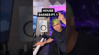 BEST HOUSE BASSES PT 1 shorts edm basshouse producer [upl. by Aihsit]