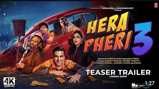 HERA PHERI 3  Trailer  Akshay Kumar Sunil Shetty Paresh Rawal Sanjay Dutt Disha  2024 [upl. by Merideth]