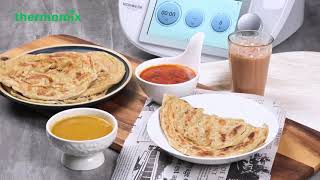 Thermomix® Malaysia Roti CanaiRoti Prata recipe [upl. by Nyladnewg]