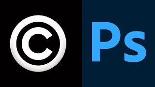 How to Type the Copyright Symbol in Photoshop [upl. by Yrdua]