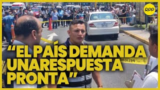 Criminalidad en Perú “Hay un incremento en la escala de violencia que antes no había visto” [upl. by Ford]