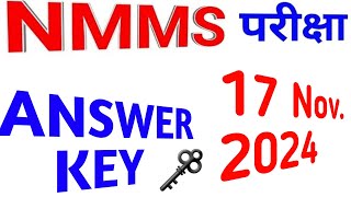 NMMS Answer Key 2024Nmms Exam Answer Key 2024Nmms Paper Answer KeyAnswer Key Nmms Paper 2024 [upl. by Aronow]