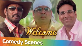 Welcome  Best Comedy Scenes  Akshay Kumar Paresh Rawal  Nana Patekar  Bollywood Comedy [upl. by Lertnek]