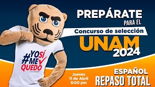 Entra a la UNAM con el Repaso Total de CONAMAT 110424 [upl. by Fabrienne]