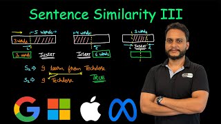 Sentence Similarity III  Leetcode 1813 [upl. by Natsirt]