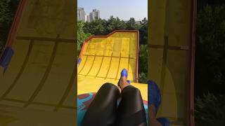 I went down backwards 😭 waterslide shortsfeed shortsvideos [upl. by Siesser]