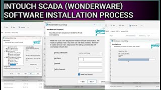 Intouch scada software installation process Wonderware intouch scada [upl. by Ecirahs]