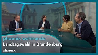 phoenix wahlrunde Landtagswahl in Brandenburg [upl. by Hereld]