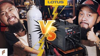 GAS VS GASLESS Mig Welding Machine [upl. by Nyladnohr]