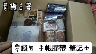 【包貨日常】包貨日常＃20 20241111第二單 零錢包 手帳膠帶 迷你筆記本 包貨 包貨日常 手帳素材 卡皮巴拉 [upl. by Merilee499]