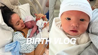 Birth Vlog  Labour and Delivery  Zel and Ben [upl. by Lledal859]