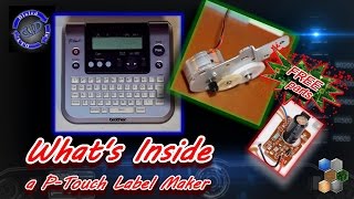 Whats Inside a Label Maker  P Touch salvage for FREE parts [upl. by Lounge301]