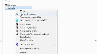 how to fix keymaker to bandicam found admin rights needed [upl. by Euqinomod]