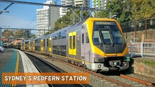 Sydney Trains Vlog 1319 Sydneys Redfern Station [upl. by Anayet]