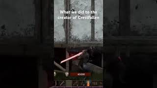 How we treat the Crestfallen creator crestfallen gaming medievalsurvival medievalgame funny [upl. by Wearing858]