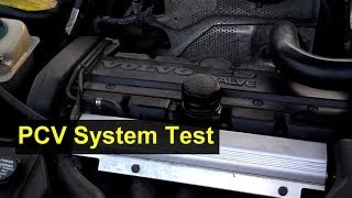 Volvo PCV system check 850 V70 S70 and others  VOTD [upl. by Htedirem395]