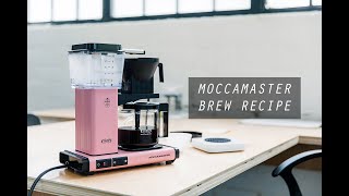 Moccamaster Brew Recipe [upl. by Anovad]