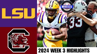 16 LSU vs South Carolina AMAZING  Full Game Highlights  2024 College Football Highlights [upl. by Lilah]