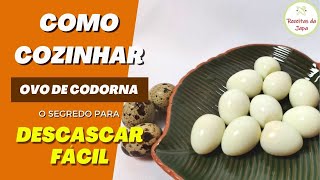 Você sabe cozinhar OVO de CODORNA [upl. by Irahcaz79]