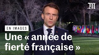 Une « année de fierté française »  les voeux d’Emmanuel Macron [upl. by Beesley440]