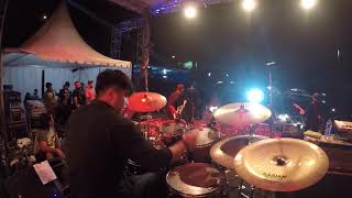 Terdalam Andra and the backbone drum cam new year 2019 di “sangatta” [upl. by Arlene]