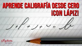 ➡️ APRENDER CALIGRAFÍA DESDE CERO  Pauta PDF [upl. by Trinette]