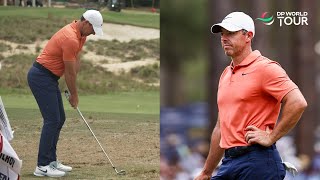 Rory McIlroys Range Session  2024 US Open [upl. by Ardnosak]