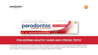 Parodontax toothpaste for healthy gums and strong teeth English [upl. by Marie-Jeanne]