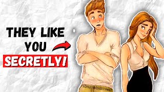 13 Signs Your Crush Likes You But is Trying Not to Show it [upl. by Melliw]