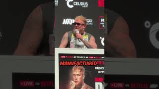 Jake Paul vs Mike Tyson Awkward Press Conference [upl. by Oecam]